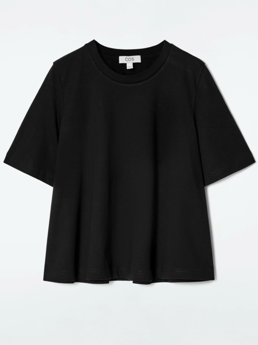 COS Black Relaxed Short-Sleeve Tee size M, EUC
